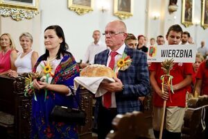 Dożynki gminne w Wierzbnej