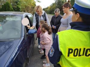 Cytrynka czy mandat? Policyjna akcja z uczniami SP Zastruże