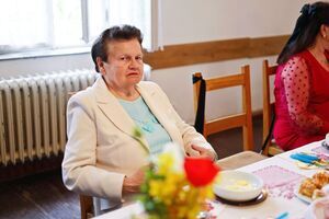 Śniadanie wielkanocne u emerytów