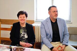 Śniadanie wielkanocne u emerytów