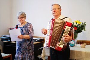 Śniadanie wielkanocne u emerytów