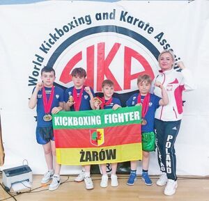 Worek MEDALI dla Kickboxing Fighter Żarów