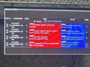 Worek MEDALI dla Kickboxing Fighter Żarów