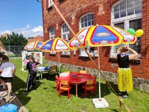 Piknik rodzinny w Szkole Podstawowej w Mrowinach