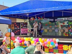 Piknik rodzinny w Szkole Podstawowej w Mrowinach