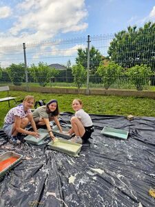 Piknik rodzinny w Szkole Podstawowej w Mrowinach