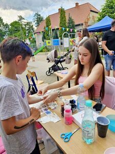 Piknik rodzinny w Szkole Podstawowej w Mrowinach