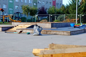 Remont skateparku w Żarowie