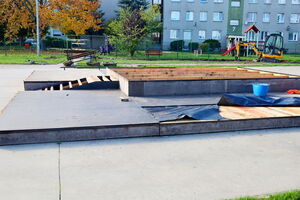 Remont skateparku w Żarowie