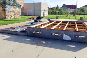 Remont skateparku w Żarowie