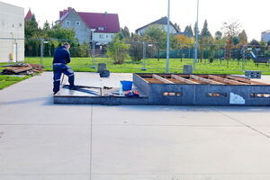 Remont skateparku w Żarowie