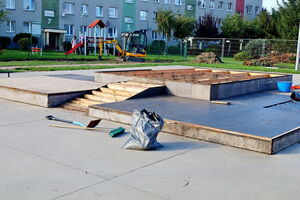 Remont skateparku w Żarowie