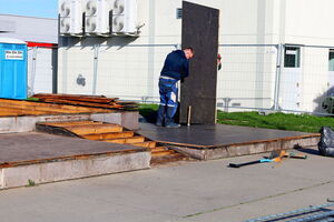 Remont skateparku w Żarowie