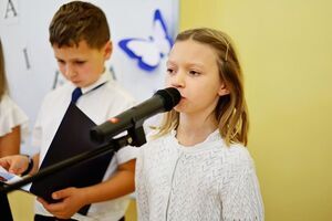 Pasowanie na ucznia w SP Mrowiny