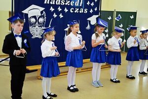 Pasowanie na ucznia w SP Mrowiny