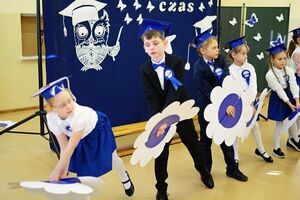 Pasowanie na ucznia w SP Mrowiny