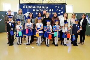 Pasowanie na ucznia w SP Mrowiny