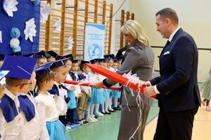 Pasowanie pierwszoklasistów w SP Imbramowice