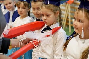 Pasowanie pierwszoklasistów w SP Imbramowice