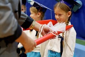 Pasowanie pierwszoklasistów w SP Imbramowice