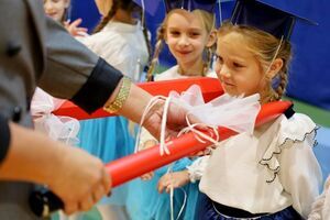 Pasowanie pierwszoklasistów w SP Imbramowice