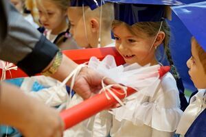 Pasowanie pierwszoklasistów w SP Imbramowice