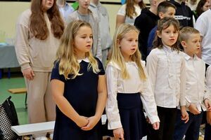 Pasowanie pierwszoklasistów w SP Imbramowice