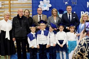 Pasowanie pierwszoklasistów w SP Imbramowice
