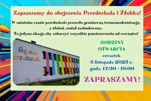 Bajkowe Przedszkole po termomodernizacji jak nowe