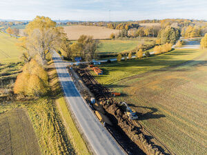 Trwają prace przy budowie ścieżki rowerowej Żarów-Wierzbna
