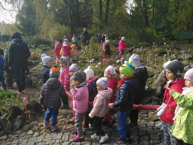 Przedszkolaki z Nasutowa w Ogrodzie Botanicznym