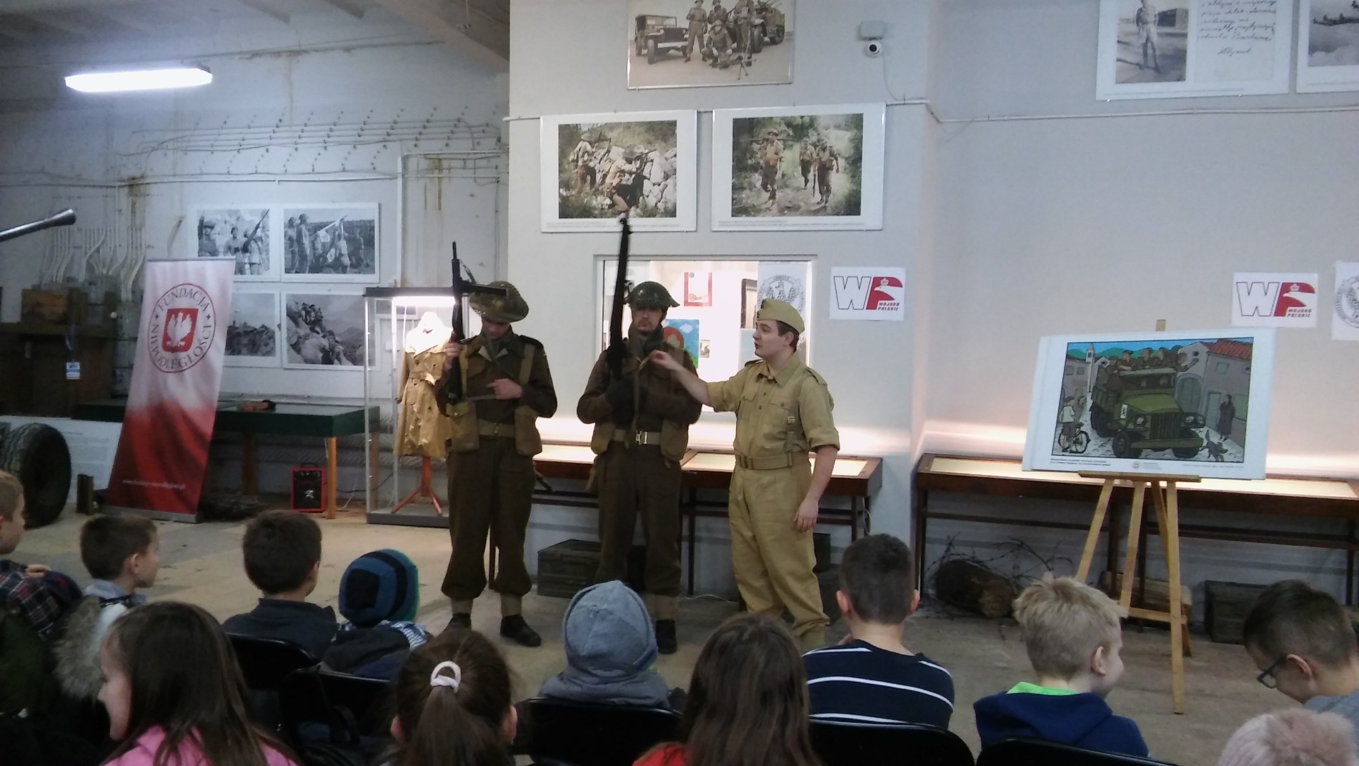 Lekcja patriotyczna w Muzeum Polskich Sił Zbrojnych