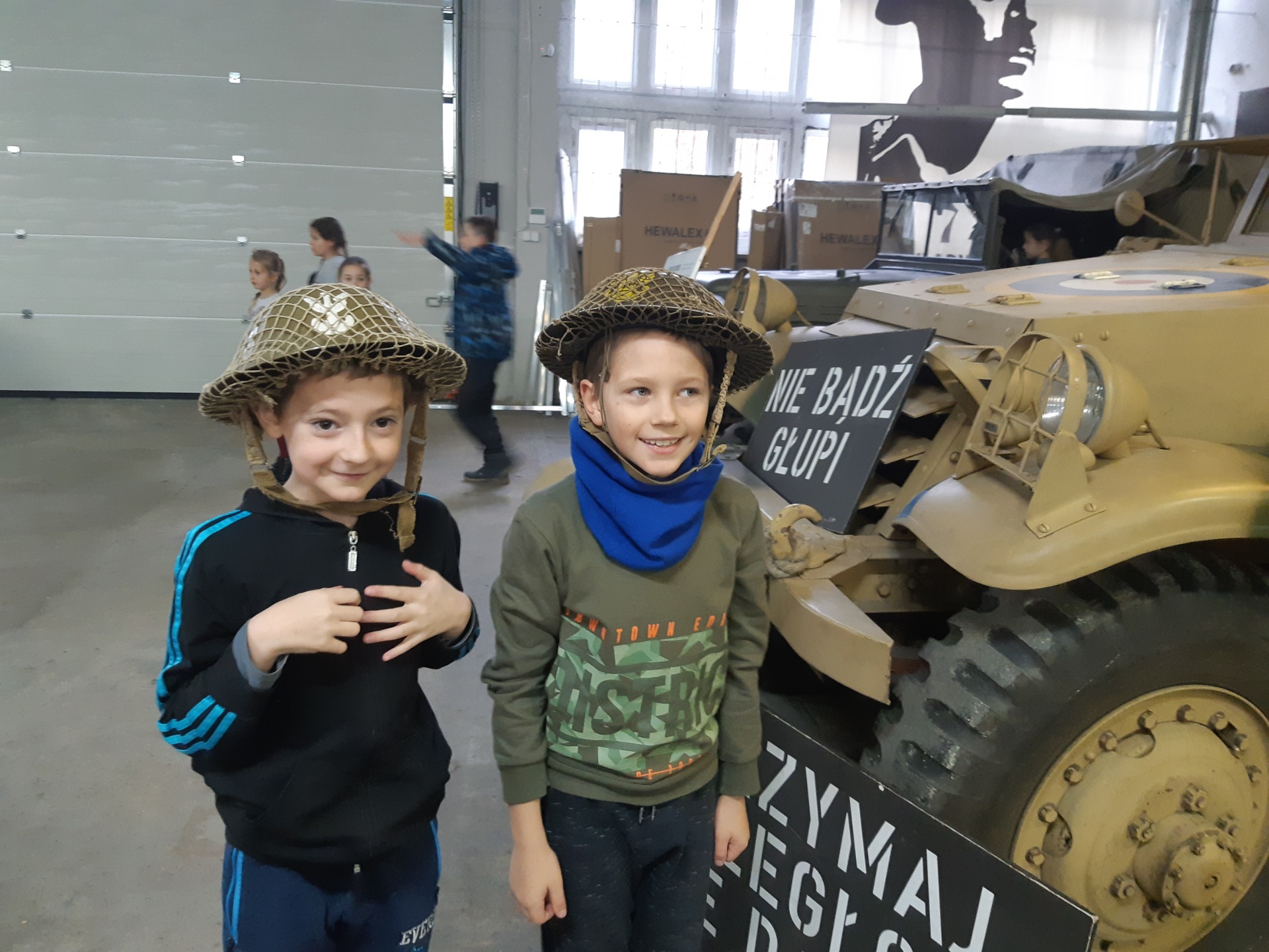 Lekcja patriotyczna w Muzeum Polskich Sił Zbrojnych