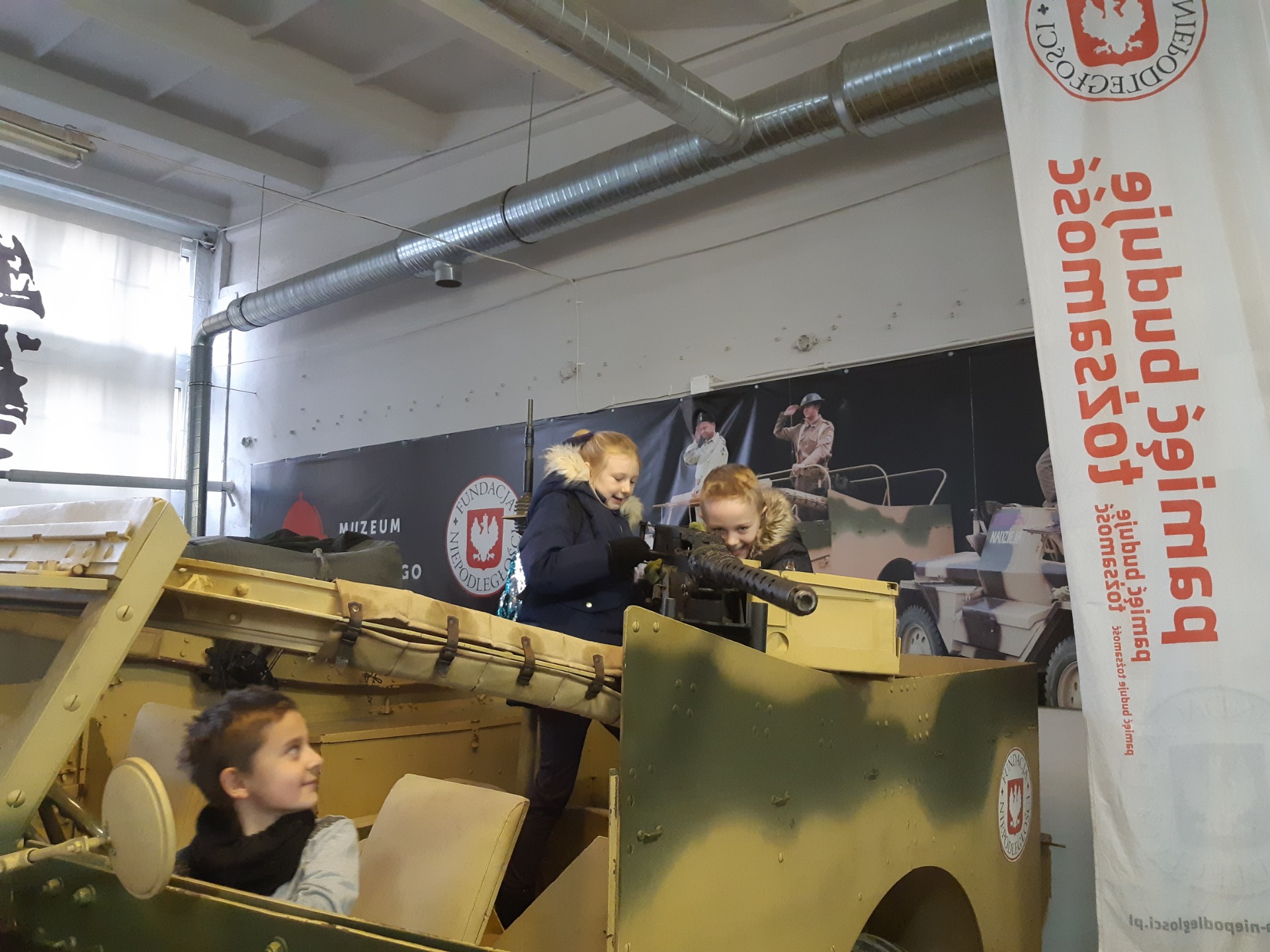 Lekcja patriotyczna w Muzeum Polskich Sił Zbrojnych