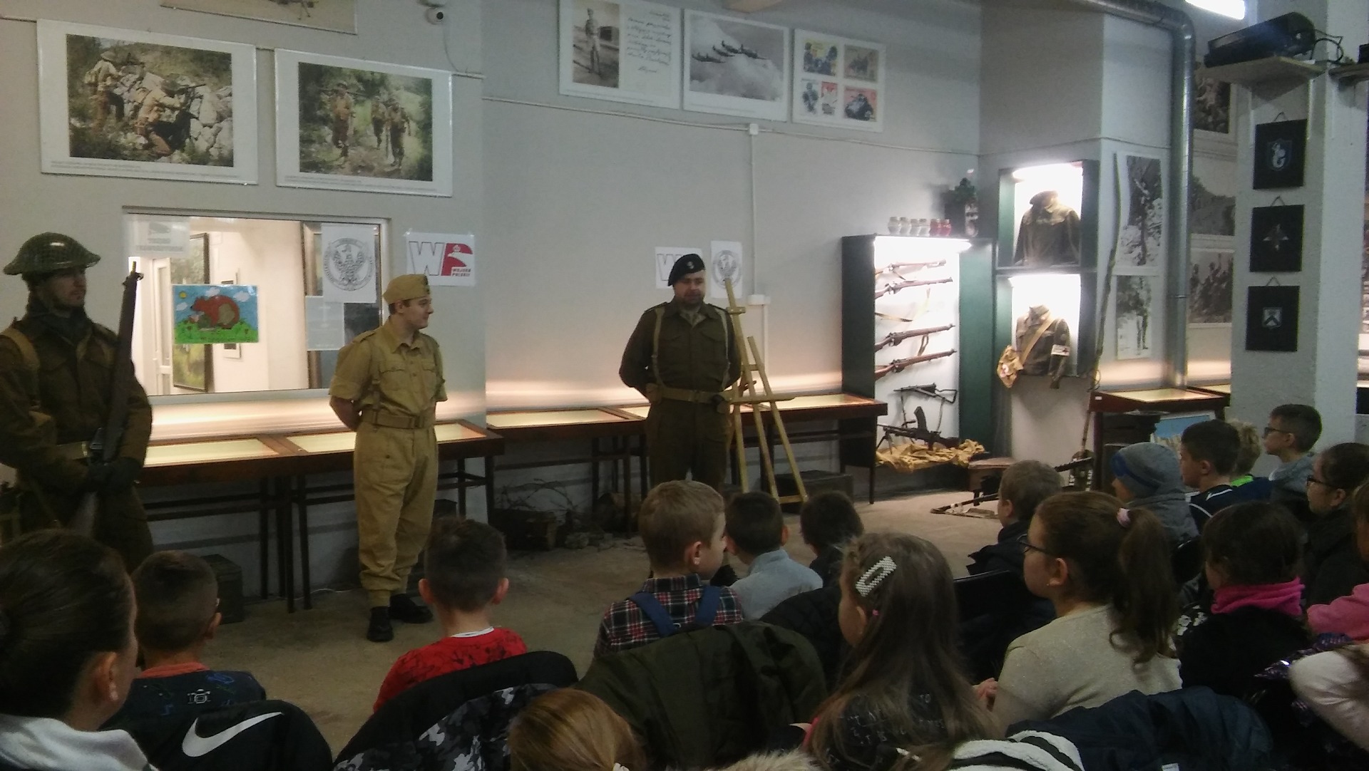 Lekcja patriotyczna w Muzeum Polskich Sił Zbrojnych