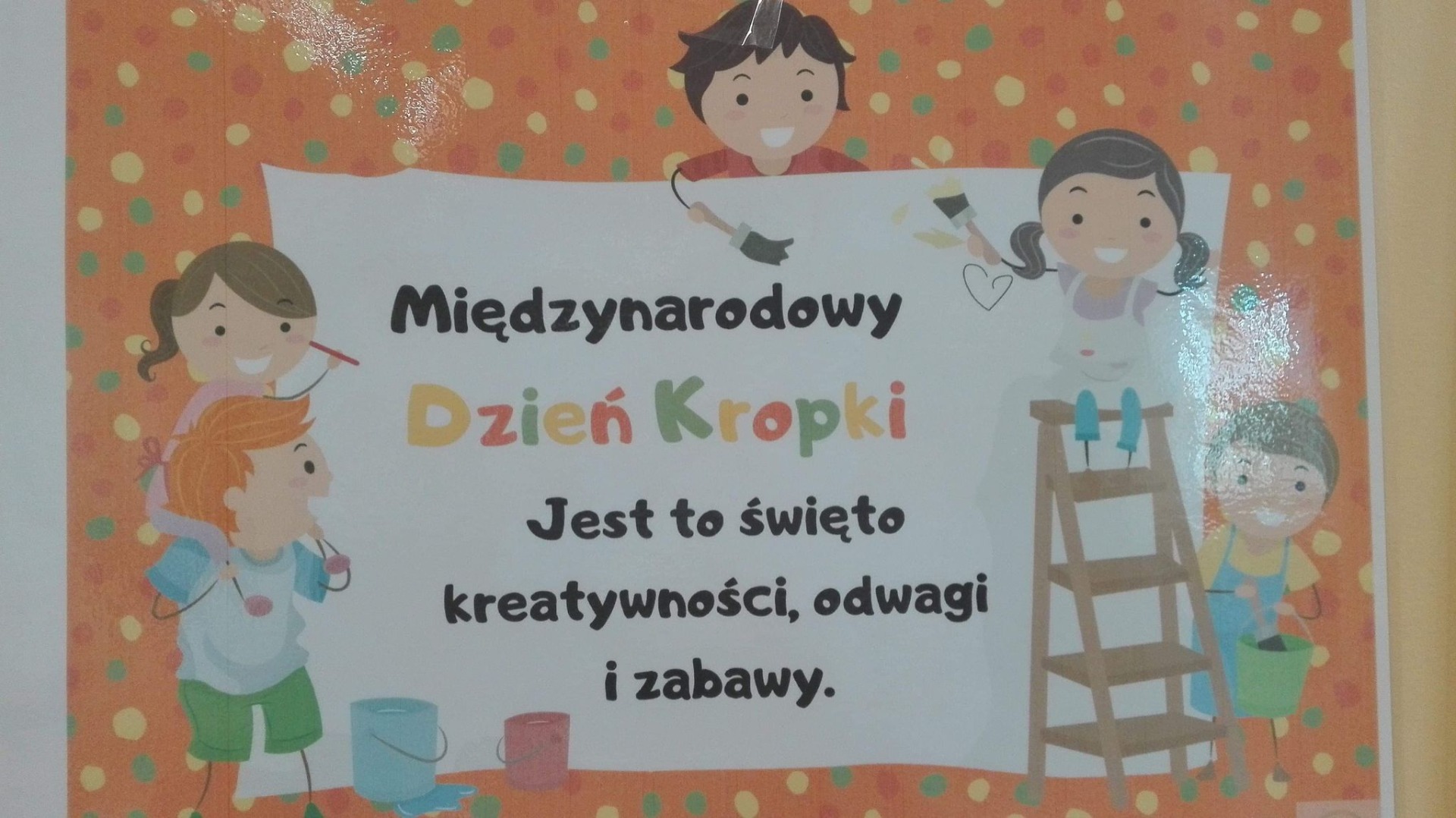 Dzień kropki w przedszkolu w Nasutowie