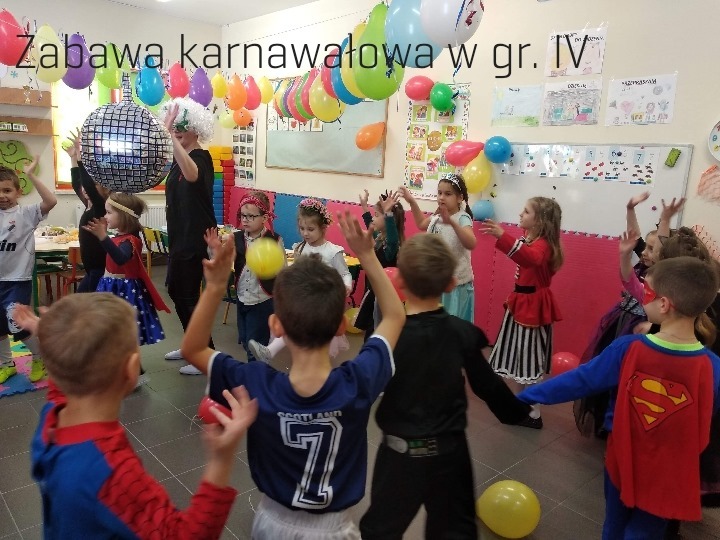 Bal Karnawałowy w przedszkolu