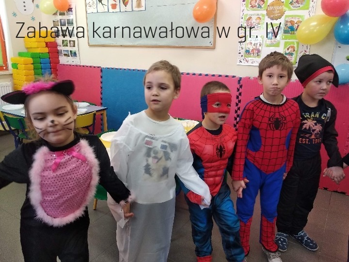 Bal Karnawałowy w przedszkolu