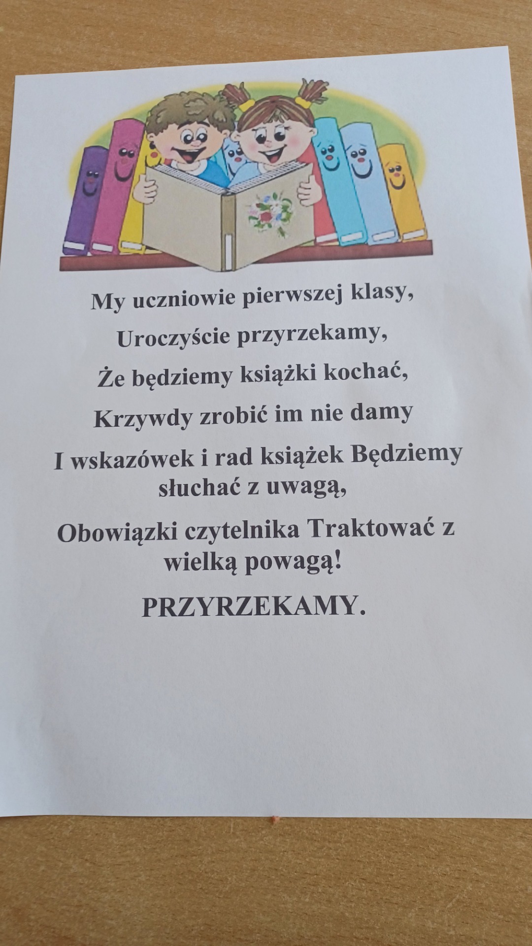 Pasowanie na czytelnika