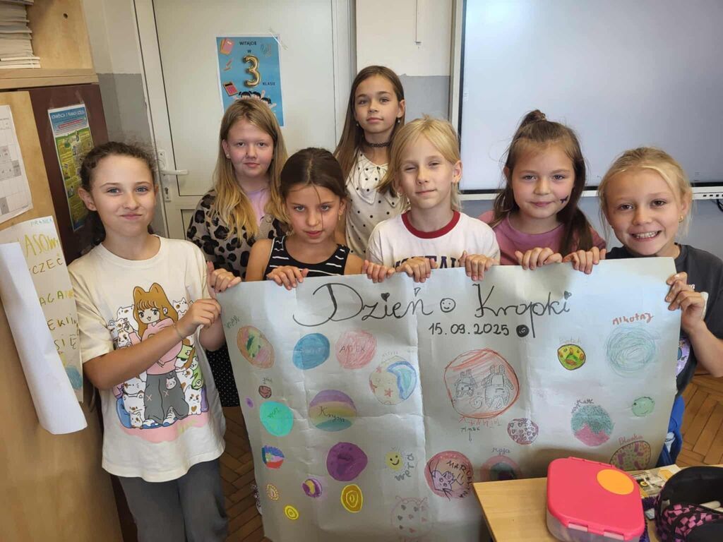 DZIEŃ KROPKI W KLASIE 3A I 3B