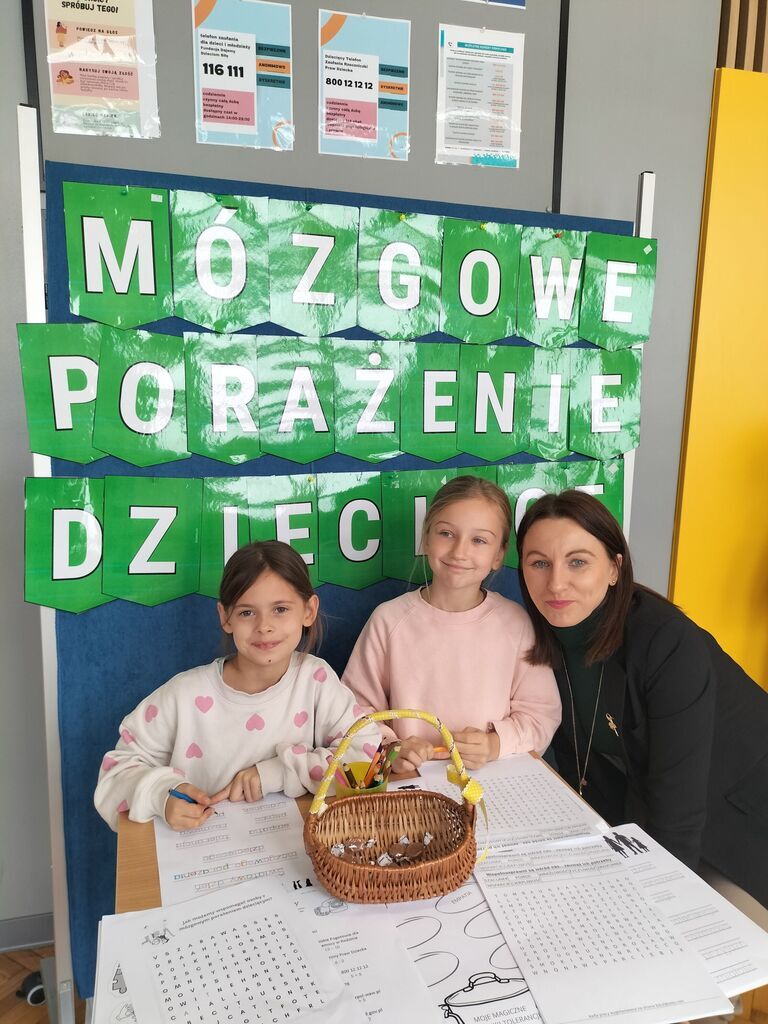 DZIEŃ ŚWIADOMOŚCI  MÓZGOWEGO PORAŻENIA DZIECIĘCEGO W NASZEJ SZKOLE