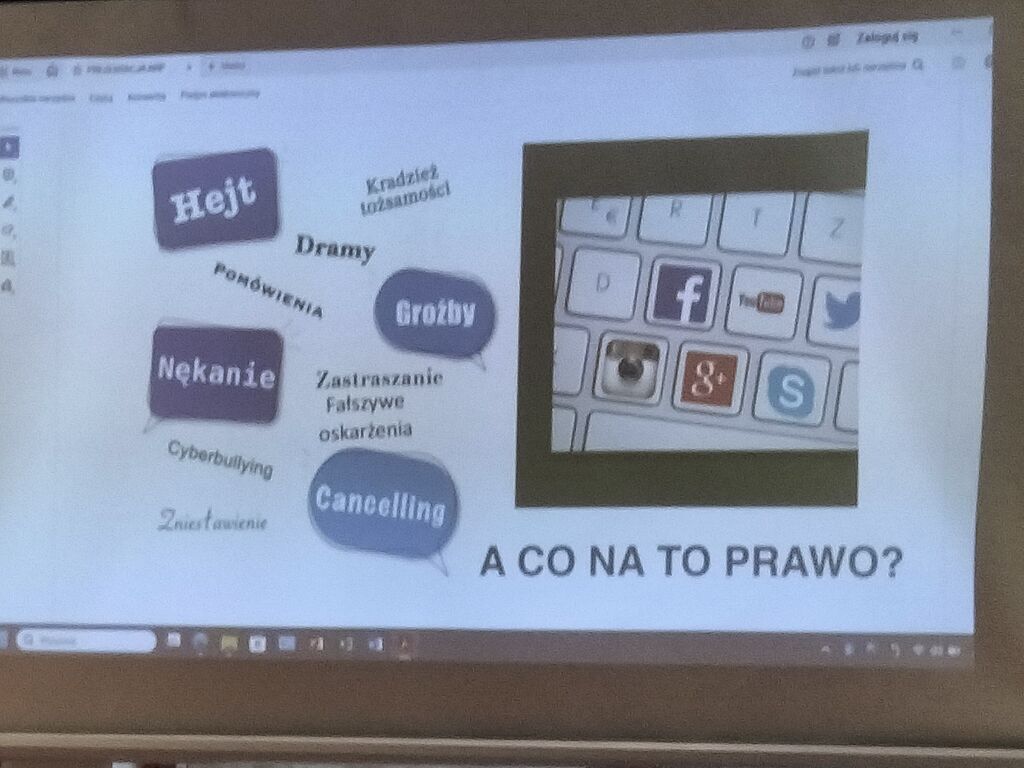 “ADWOKACI ROZJAŚNIAJĄ PRAWO. PRAWO VS HEJT. SZKOŁA WOLNA OD HEJTU”