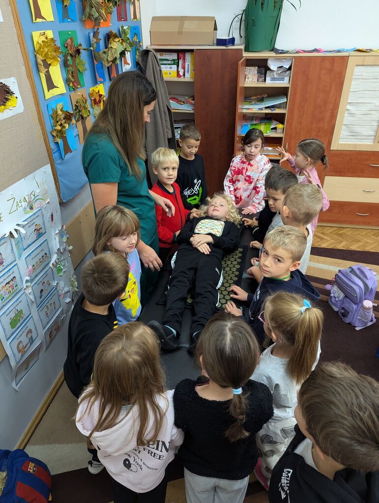 SPOTKANIE Z FIZJOTERAPEUTKIĄ W KLASIE I A