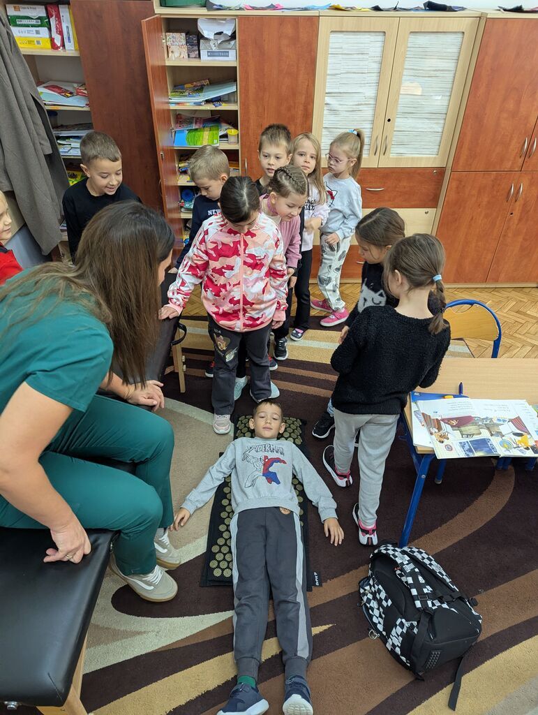 SPOTKANIE Z FIZJOTERAPEUTKIĄ W KLASIE I A