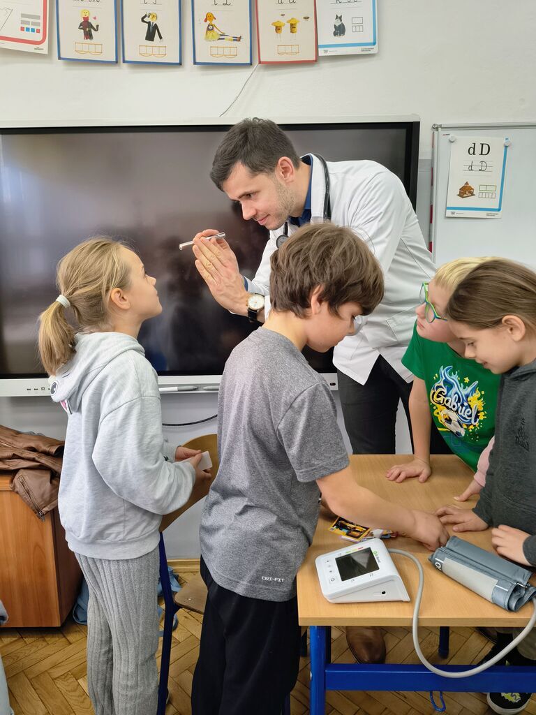 SPOTKANIE Z LEKARZAMI W KLASIE IB