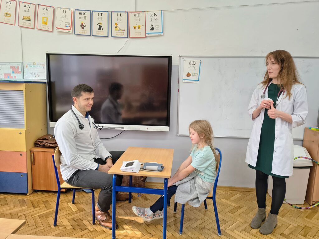 SPOTKANIE Z LEKARZAMI W KLASIE IB