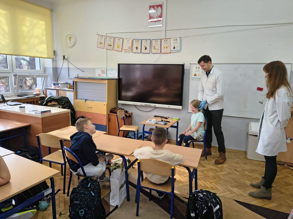 SPOTKANIE Z LEKARZAMI W KLASIE IB