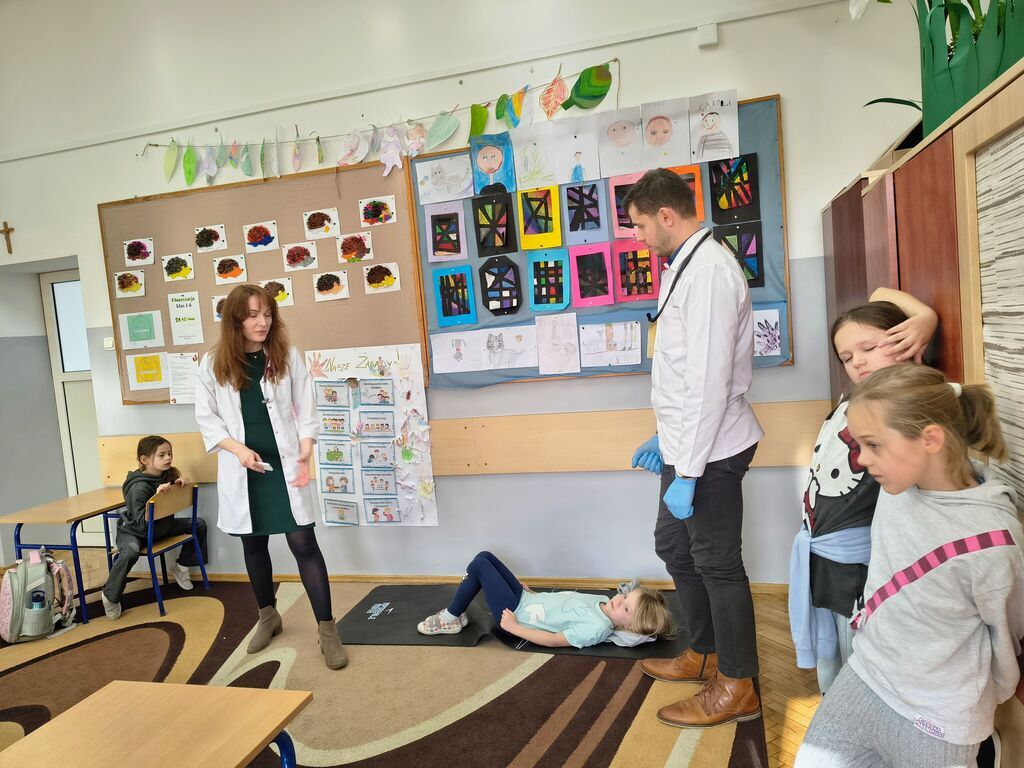 SPOTKANIE Z LEKARZAMI W KLASIE IB