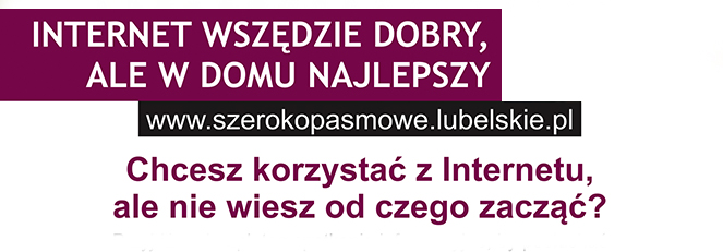 Promocja projektu Sieć Szerokopasmowa Polski Wschodniej