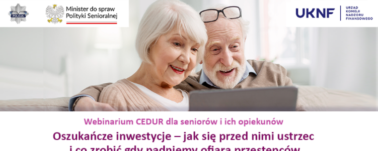 Webinarium dla seniorów i ich opiekunów